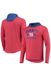 New Era Redroyal New York Giants Active Block Hoodie Long Sleeve T Shirt