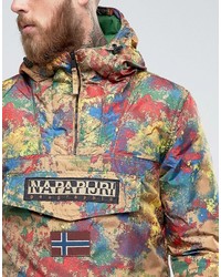 Napapijri Overhead Hooded Jacket Padded Paint Print