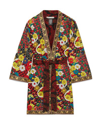 Red Print Kimono