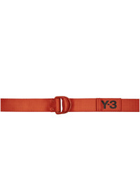 Y-3 Orange Logo Belt