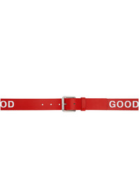 Ps By Paul Smith Red Good Belt
