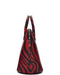 Calvin Klein 205W39nyc Red Zebra Mini Dalton Bucket Bag