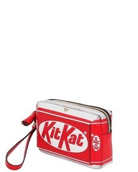 Anya Hindmarch Kit Kat Embossed Leather Clutch