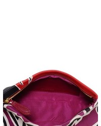 Burberry Bee Painted Leather Clutch