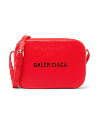 Balenciaga Everyday Xs Aj Printed Textured Leather Camera Bag