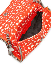 Stella McCartney Falabella Crossbody Clutch Bag Red