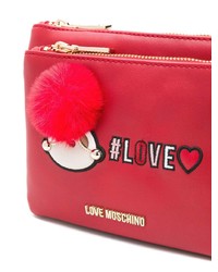 Love Moschino Logo Zipped Shoulder Bag