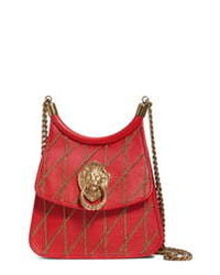 Moschino Roman Quilted Leather Saddle Bag