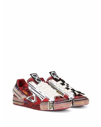 Dolce & Gabbana Portofino Hand Painted Sneakers