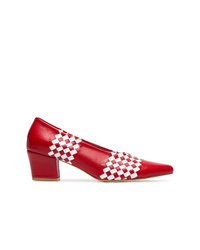 Maryam Nassir Zadeh Ruby 50 Woven Leather Pumps