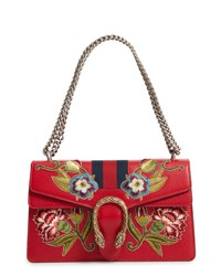 Gucci Dionysus Embroidered Leather Shoulder Bag
