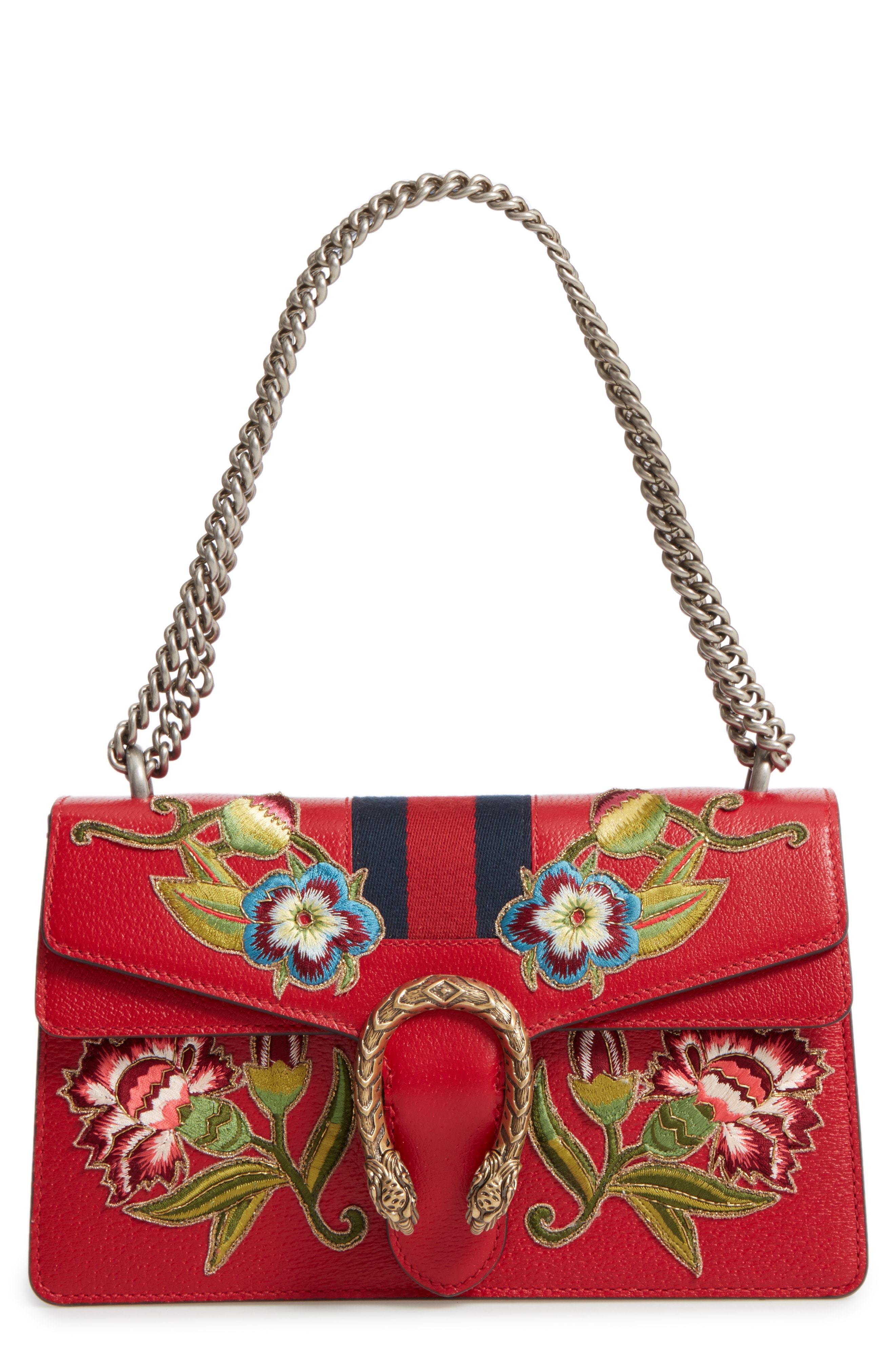 Gucci Dionysus Embroidered Leather Shoulder Bag, $3,800 | Nordstrom ...