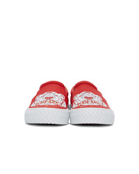 Kenzo Red Limited Edition Chinese New Year K Skate Sneakers