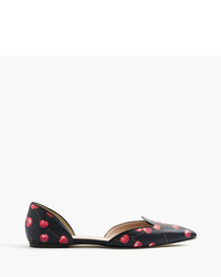 Red Print Loafers