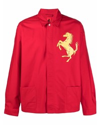 Ferrari Horse Print Organic Cotton Shirt