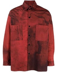 Lemaire Long Sleeved Patch Pocket Boxy Shirt