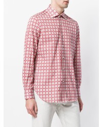 Kiton Pattern Print Shirt