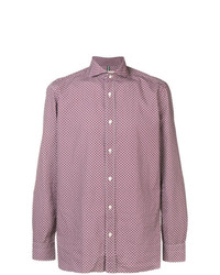 Borrelli Printed Fitted Shirt