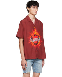 Ksubi Red Heart Resort Shirt