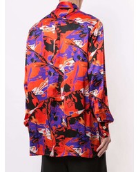 Necessity Sense Ted Psychedalic Print Shirt