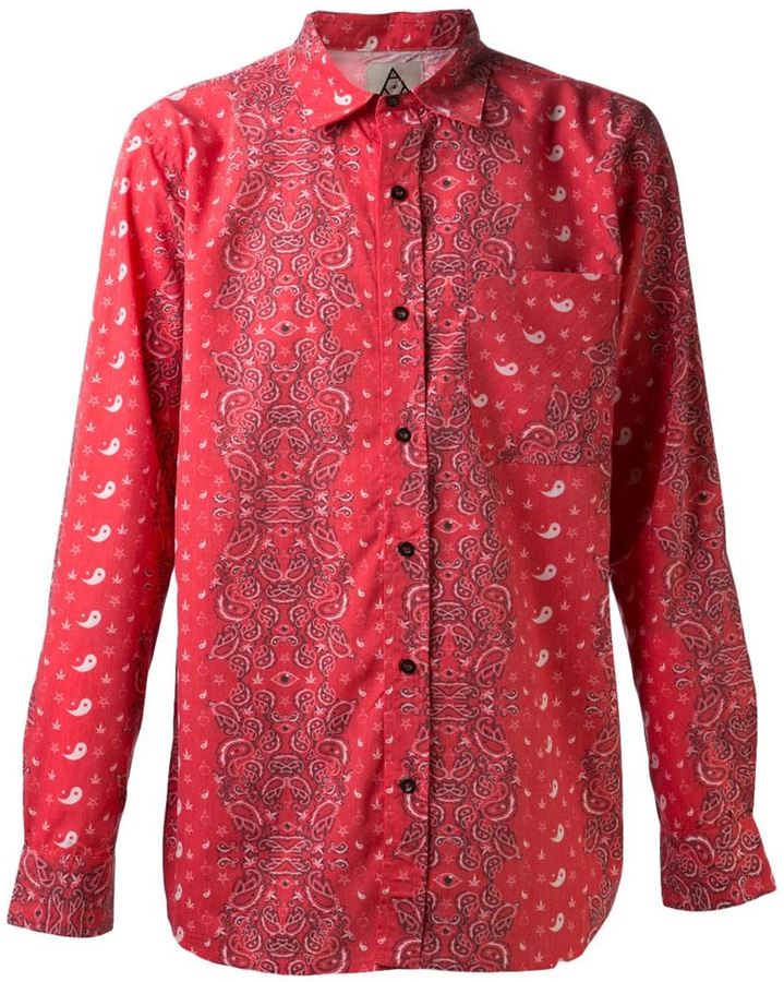 Unif Bandana Print Shirt, $105 | farfetch.com | Lookastic