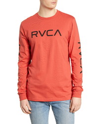 RVCA Big Logo Long Sleeve T Shirt