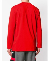 MSGM Colour Block Fitted Sweatshirt