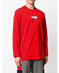 MSGM Colour Block Fitted Sweatshirt