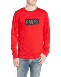 Saturdays Nyc Deco Logo Long Sleeve T Shirt