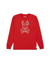 Psycho Bunny Parkhouse Long Sleeve Logo Graphic Tee