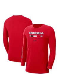 Nike Red Bulldogs Word Long Sleeve T Shirt At Nordstrom