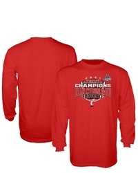 BLUE 84 Red Cincinnati Bearcats 2021 Aac Football Conference Champions Locker Room Long Sleeve T Shirt At Nordstrom