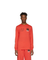 Off-White Red Monalisa Long Sleeve T Shirt