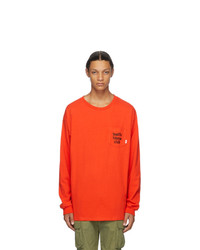 Vans Red Wtaps Edition Waffle Lovers Club Long Sleeve T Shirt