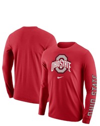 Nike Scarlet Ohio State Buckeyes Team Lockup 2 Hit Long Sleeve T Shirt At Nordstrom