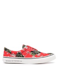 UNDERCOVE R Palm Tree Print Sneakers