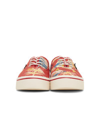 R13 Red Fish Lace Up Sneakers