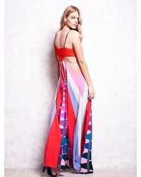 Mara Hoffman Cutout Printed Maxi Dress