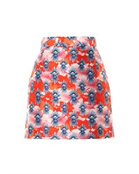 House of Holland Tropical Dove Print Mini Skirt