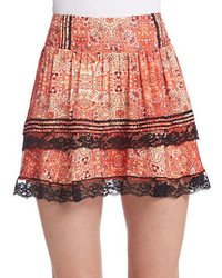 GUESS Lace Trim Skirt