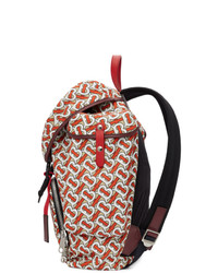 Burberry Red Medium Monogram Backpack