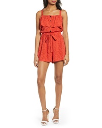 All in Favor Button Front Romper