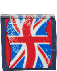 Etro British Flag Pocket Square