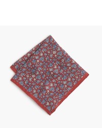 J.Crew Linen Pocket Square In Floral Print