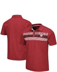 Colosseum Heathered Crimson Indiana Hoosiers Logan Polo At Nordstrom