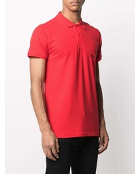 John Richmond Logo Print Short Sleeve Polo Shirt