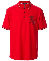 Blackbarrett Mouse Print Polo Shirt