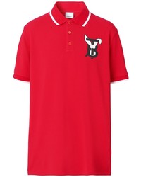 Burberry Rabbit Logo Print Polo Shirt