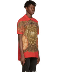 Givenchy Red Money Polo