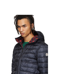 Moncler Reversible Navy And Red Down Oise Jacket